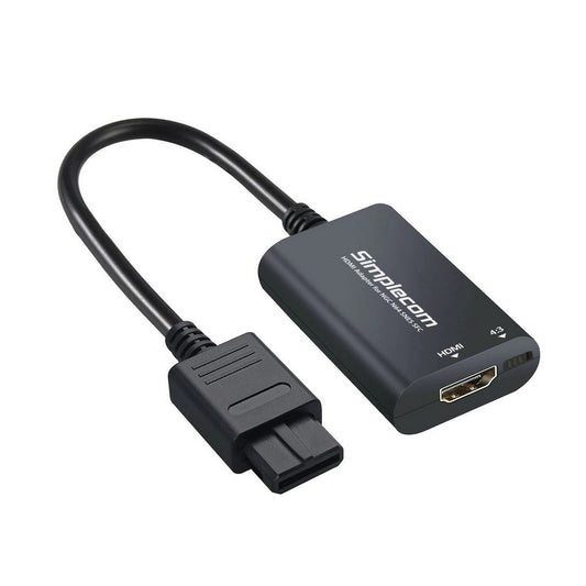 Simplecom CM461 HDMI Adapter Composite AV to HDMI Converter for Nintendo NGC N64 image 0