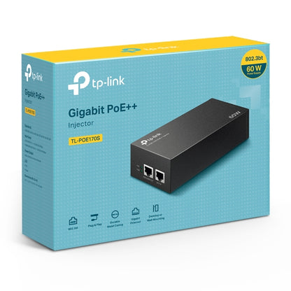TP-Link TL-POE170S Omada PoE++ Injector, 2 Gigabit Ports, 802.3af/at/bt, Integra image 0