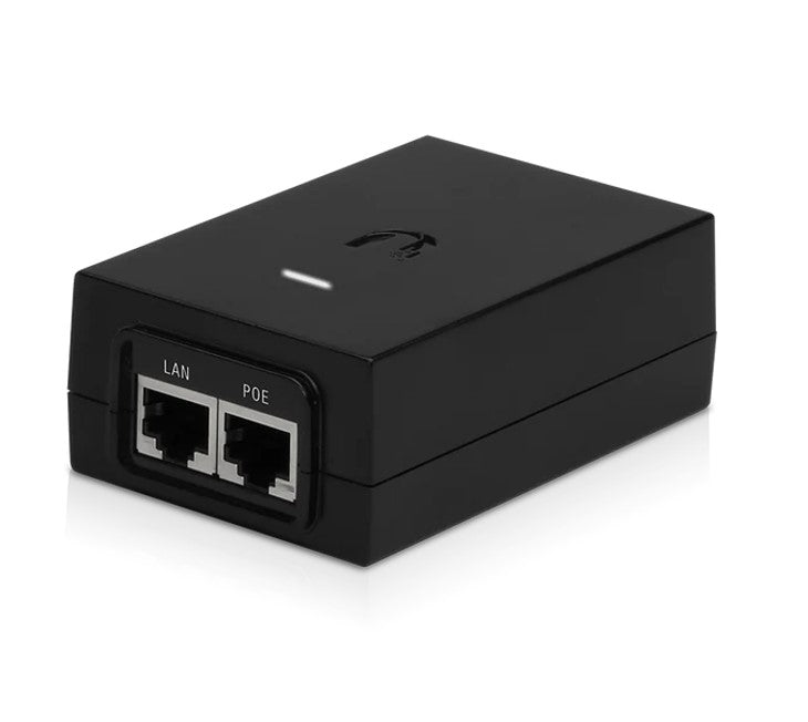 Ubiquiti POE Injector, 24V DC, 30W, Gigabit Ethernet, Black, Surge and Clamping image 2