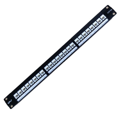 LDR 24 Port Cat6A UTP Patch Panel Rack Mount - 1U image 0