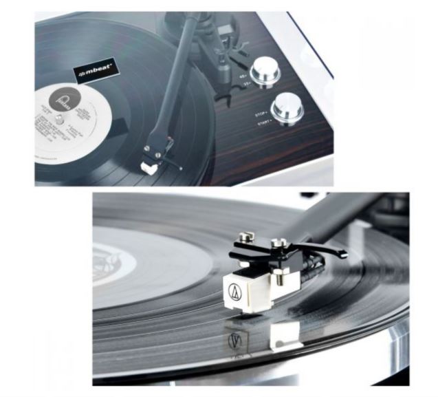 mbeat® PT-18K Bluetooth Turntable Player (MMC, USB, Anti-skating, Preamplifier) image 2