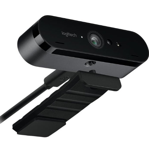 Logitech BRIO 4K Ultra HD Webcam HDR RightLight3 5xHD Zoom Auto Focus Infrared S image 1