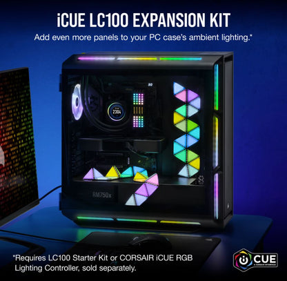 Corsair iCUE LC100 Smart Lighting Strip Expansion Kit. ICUE Software image 0