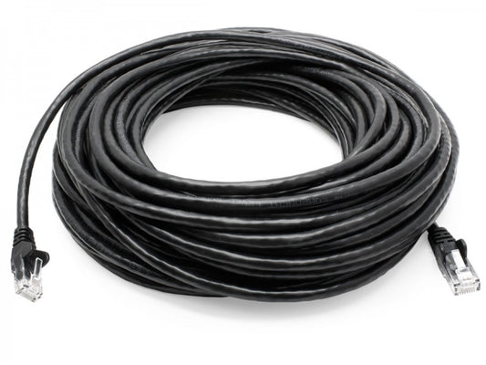 8Ware CAT6A Cable 40m - Black Color RJ45 Ethernet Network LAN UTP Patch Cord Sna image 0