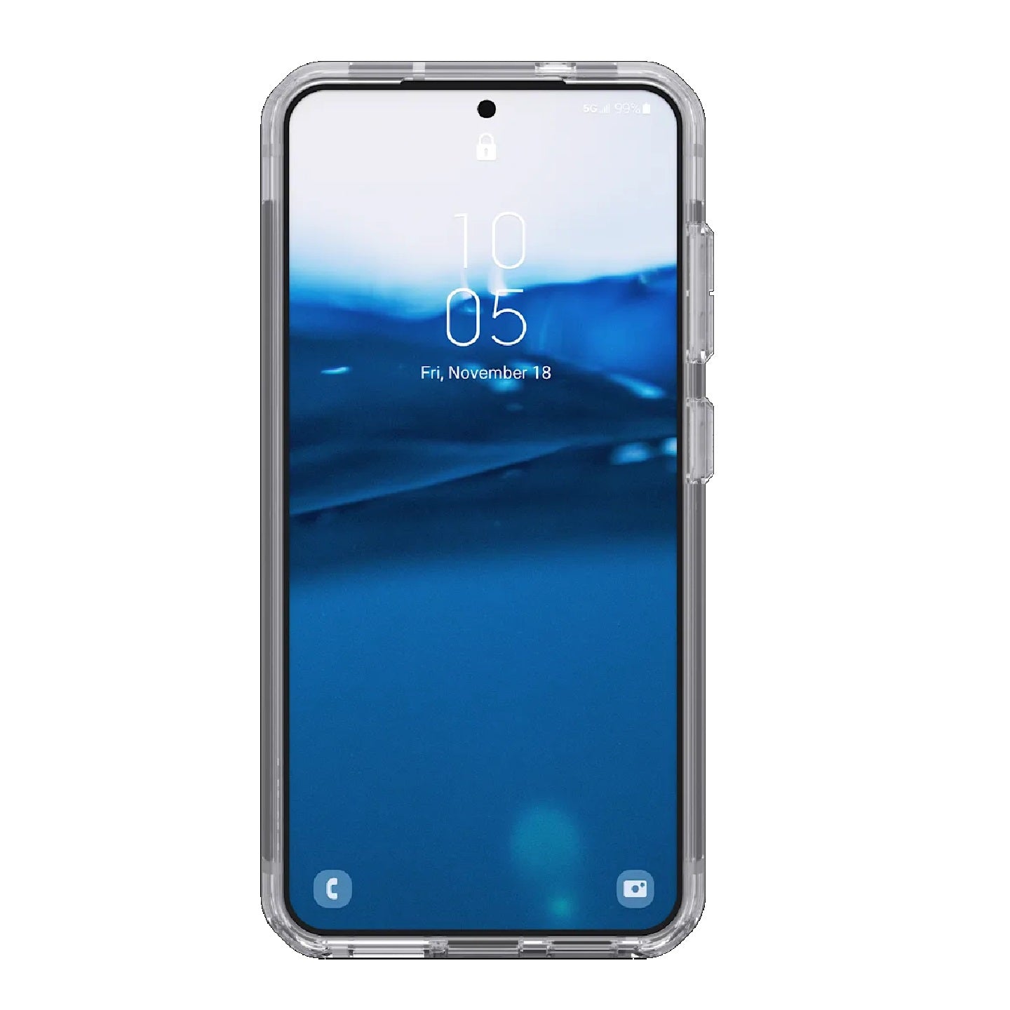 UAG Plyo Pro Samsung Galaxy S25 Rugged Case - Ice/Silver (214488114333), DROP+ M image 1