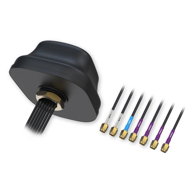 Teltonika 5G COMBO MIMO MOBILE/GNSS/WIFI ROOF SMA ANTENNA image 0