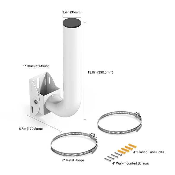 TP-Link TL-APM200 Pole/Wall Mount Kit for Outdoor Access Point ,Used with outdoo image 1