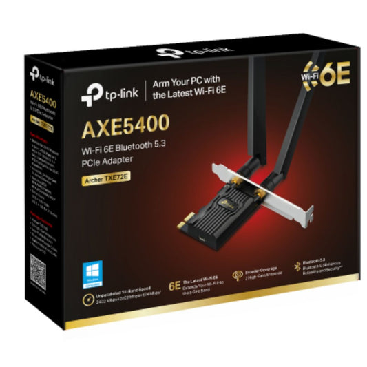 TP-Link Archer TXE72E AXE5400 Wi-Fi 6E Bluetooth 5.3 PCIe Adapter image 0