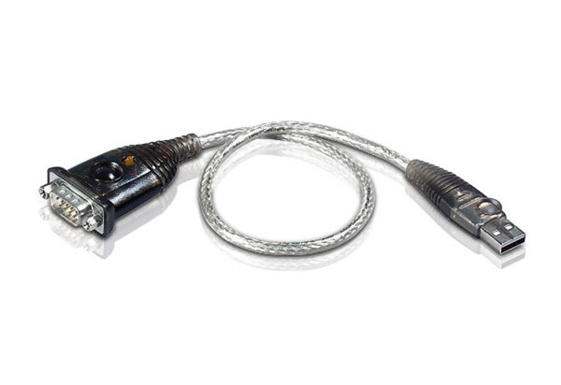 Aten Serial Converter USB to 1 Port RS232 Serial Converter with 35cm Cable image 0