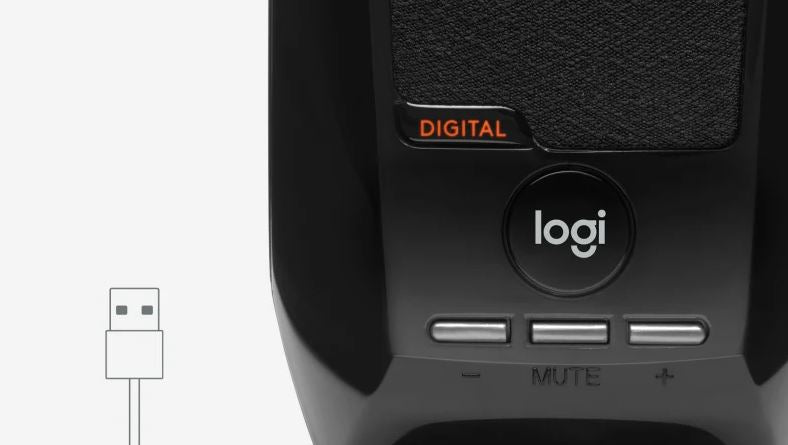 Logitech S150 USB STEREO SPEAKERS  Crystal-clear stereo sound ~Z120 image 2
