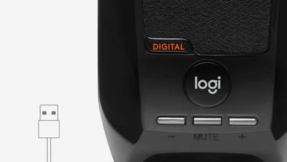 Logitech S150 USB STEREO SPEAKERS  Crystal-clear stereo sound ~Z120 image 2