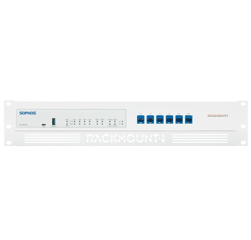 Rackmount.IT Rack Mount Kit for Sophos RED 20 / RED 60, 1.3U / 2U image 1