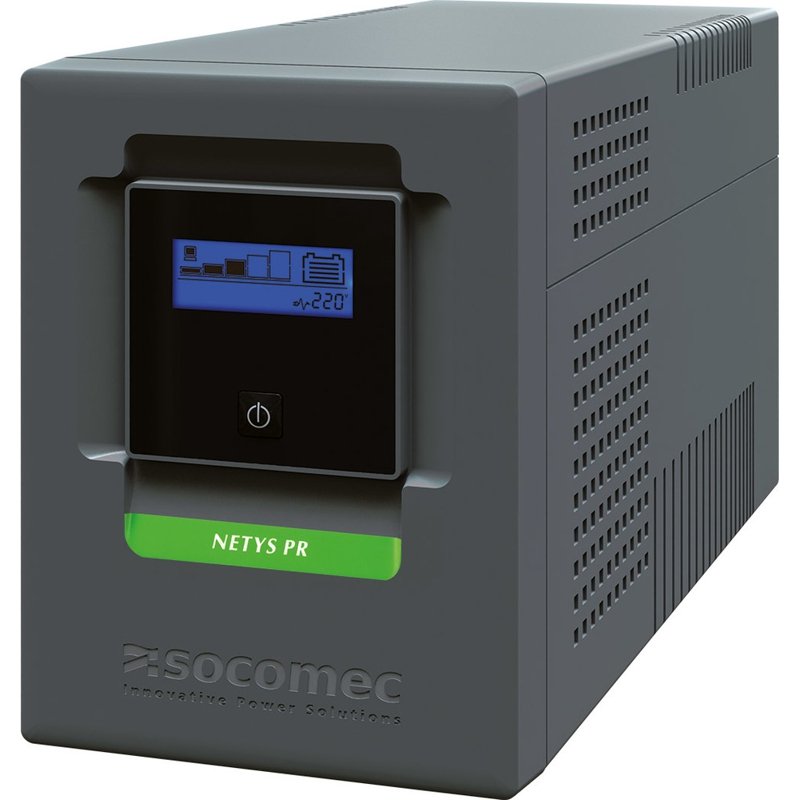 Socomec NPR-2000-MT Netsys 2000VA Mini Tower Pure Sinewave Line Interactive UPS image 0
