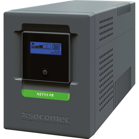 Socomec NPR-2000-MT Netsys 2000VA Mini Tower Pure Sinewave Line Interactive UPS image 0