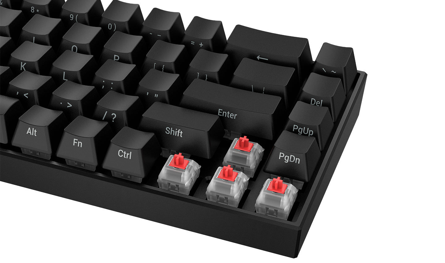 Deepcool KG722 65% Mechanical Keyboard, Ultra Portable, Red Switches, Per Key RG image 3