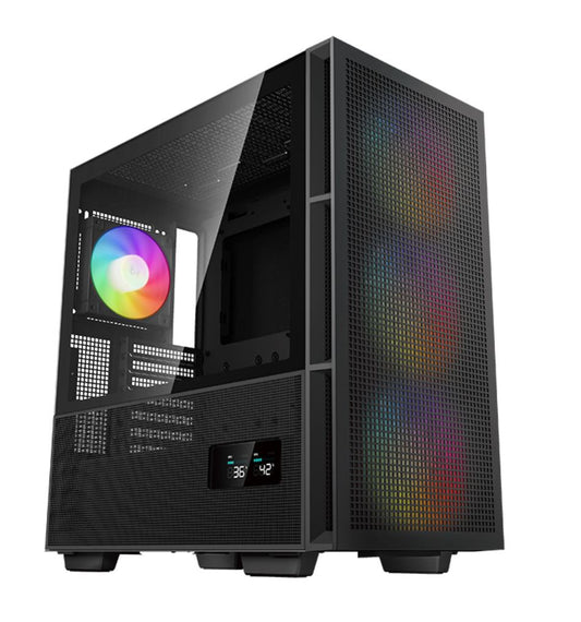DeepCool CH560 DIGITAL High Airflow Mid-Tower ATX Case, Digital Status Display, image 0