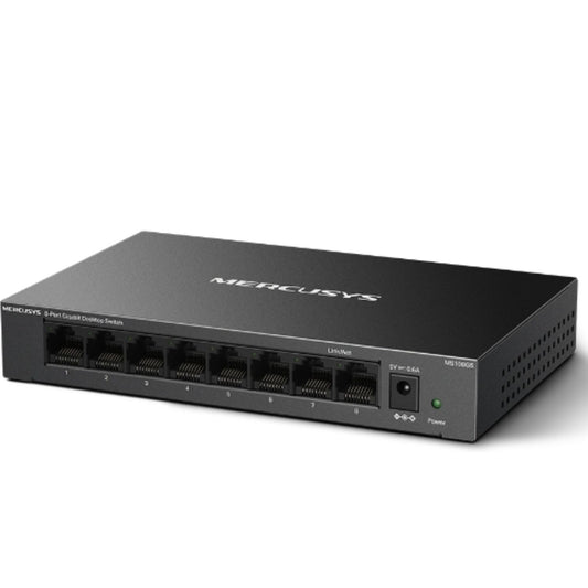 Mercusys MS108GS 8-Port Gigabit Desktop Switch, 8×10/100/1000 Mbps RJ45 port Su image 1