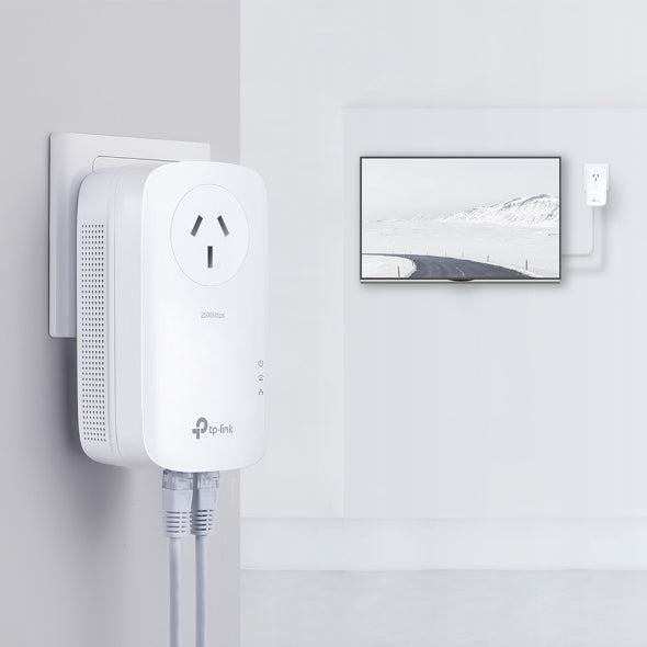 TP-Link TL-PA9020P KIT AV2000 2-Port Gigabit Passthrough Powerline Starter Kit, image 3