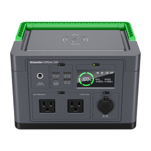 APC OffGrid Portable Power Station 330, 120V, 332Wh Lithium-ion, LCD, 2 NEMA, Si image 0