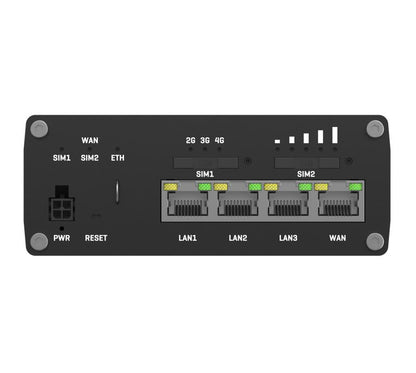 Teltonika RUTM09 wireless 4G LTE, 2 SIM cards, 4 x RJ45 ports, 10/100/1000 Mbps, image 2
