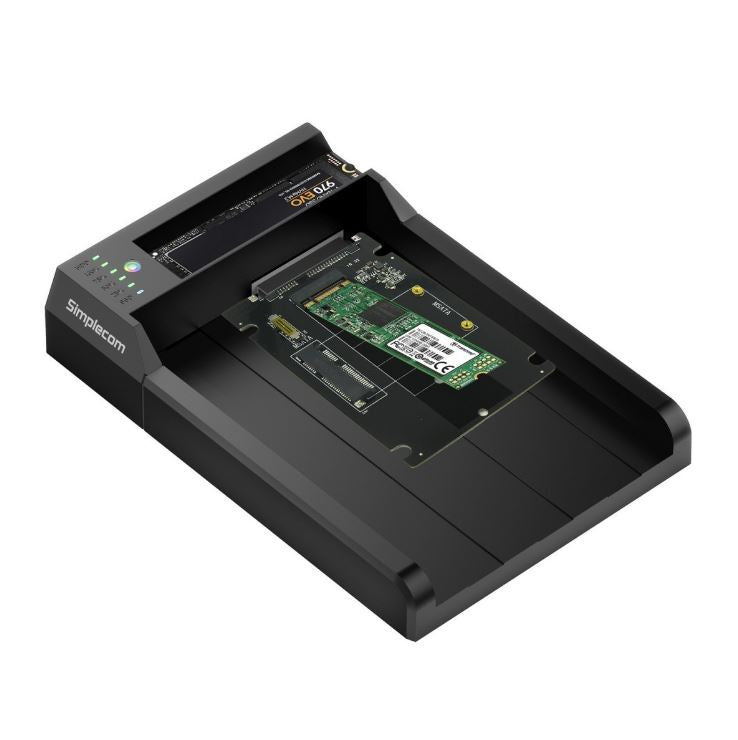 Simplecom SD570 NVMe M.2 + SATA HDD and SSD Dual Bay Docking Station USB 3.2 Gen image 3