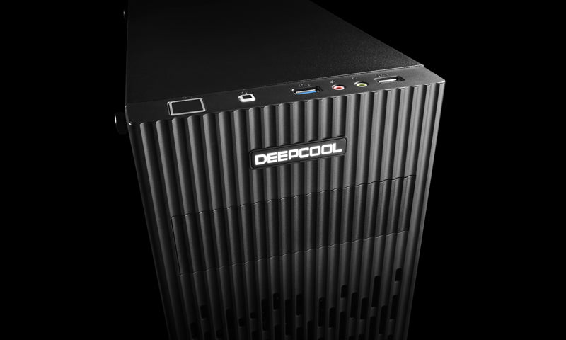 DeepCool MATREXX 30 Full Tempered Glass Side Panel M-ATX Case, 1x 120mm Black Fa image 3