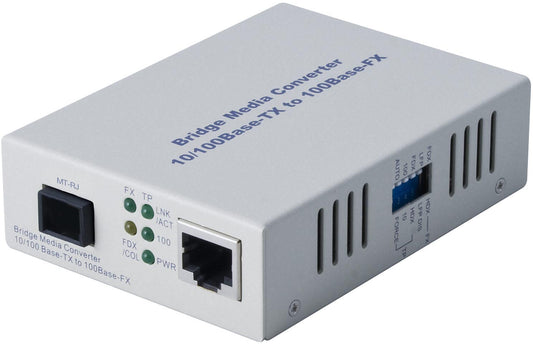 Alloy FCR200MT 10/100Base-TX to 100Base-FX Multimode Fibre (MT) Converter with L image 0