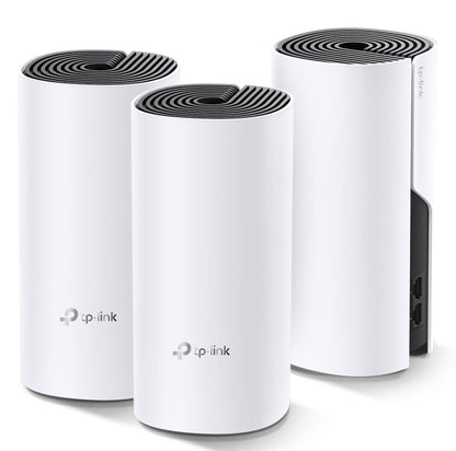 TP-Link Deco M4 (3-pack) AC1200 Whole Home Mesh Wi-Fi System.  ~370sqm Coverage, image 1