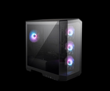 MSI MAG PANO M100R PZ BLACK Micro ATX Case, 1x USB 3.2, 2x USB 2.0, 1x Audio, 1x image 0
