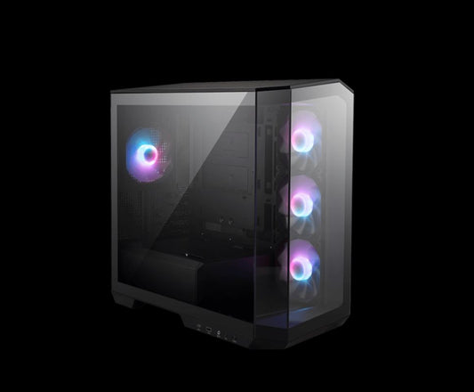 MSI MAG PANO M100R PZ BLACK Micro ATX Case, 1x USB 3.2, 2x USB 2.0, 1x Audio, 1x image 0