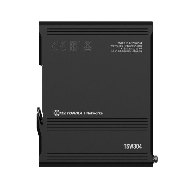 Teltonika DIN Rail Ethernet Switch, 4x Gigabit Ethernet with speeds of up to 100 image 0