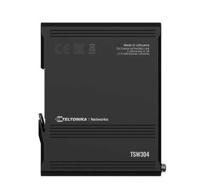 Teltonika DIN Rail Ethernet Switch, 4x Gigabit Ethernet with speeds of up to 100 image 0