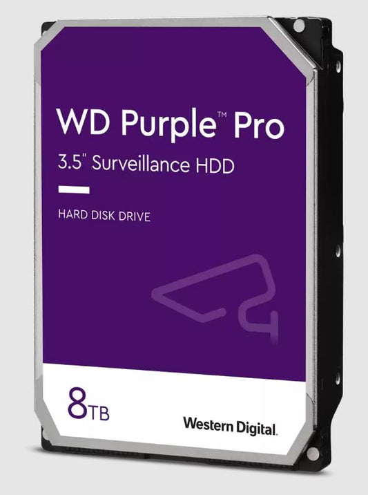 Western Digital WD Purple Pro 8TB 3.5' Surveillance HDD 7200RPM 256MB SATA3 245M image 0