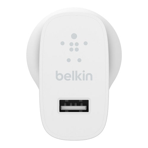 Belkin BoostCharge USB-A Wall Charger (12W) - White(WCA002auWH),Compatible with image 2