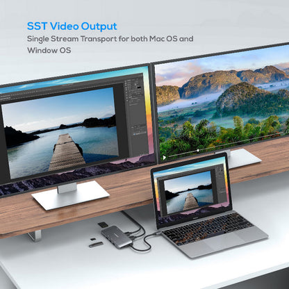 mbeat®  Elite X11 Dual Display Docking Station - 2x 4K HDMI, 1xUSB-C Power Deli image 2