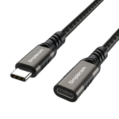 Simplecom CAU620 USB-C Male to Female Extension Cable USB 3.2 Gen2 PD 100W 20Gbp image 1