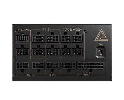 MSI MEG Ai1300P PCIE5 1300W ATX Power Supply Unit 80 PLUS Platinum (up to 92%) A image 1