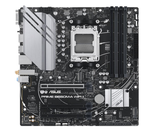 (SI Only, Non Retail) ASUS AMD B650M PRIME B650M-A WIFI II-CSM (AM5) Micro-ATX M image 0