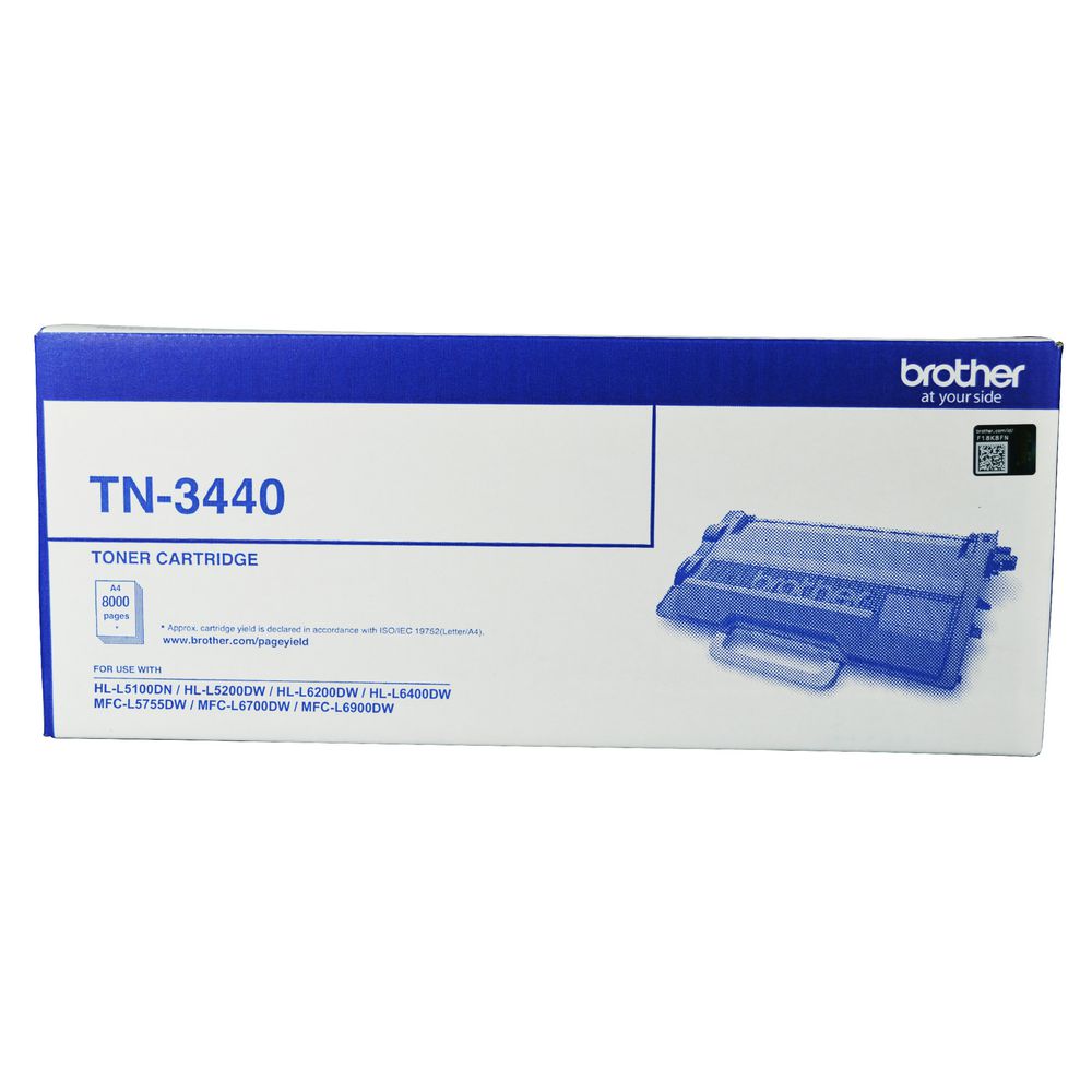Brother TN-3440 Mono Laser Toner - High Yield- HL-L5100DN, L5200DW, L6200DW, L64 image 0