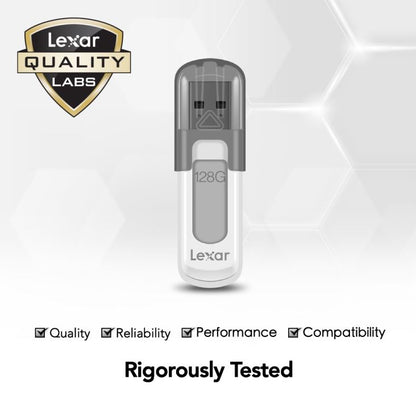 Lexar V100 128GB JumpDrive® USB3.0 Flash Drivee, up to 100MB/s read allows you image 3