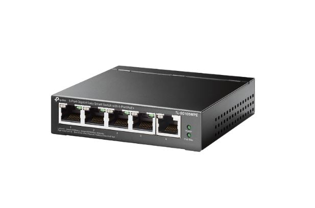 TP-Link TL-SG105MPE 5-Port Gigabit Easy Smart Switch with 4-Port PoE+ image 0