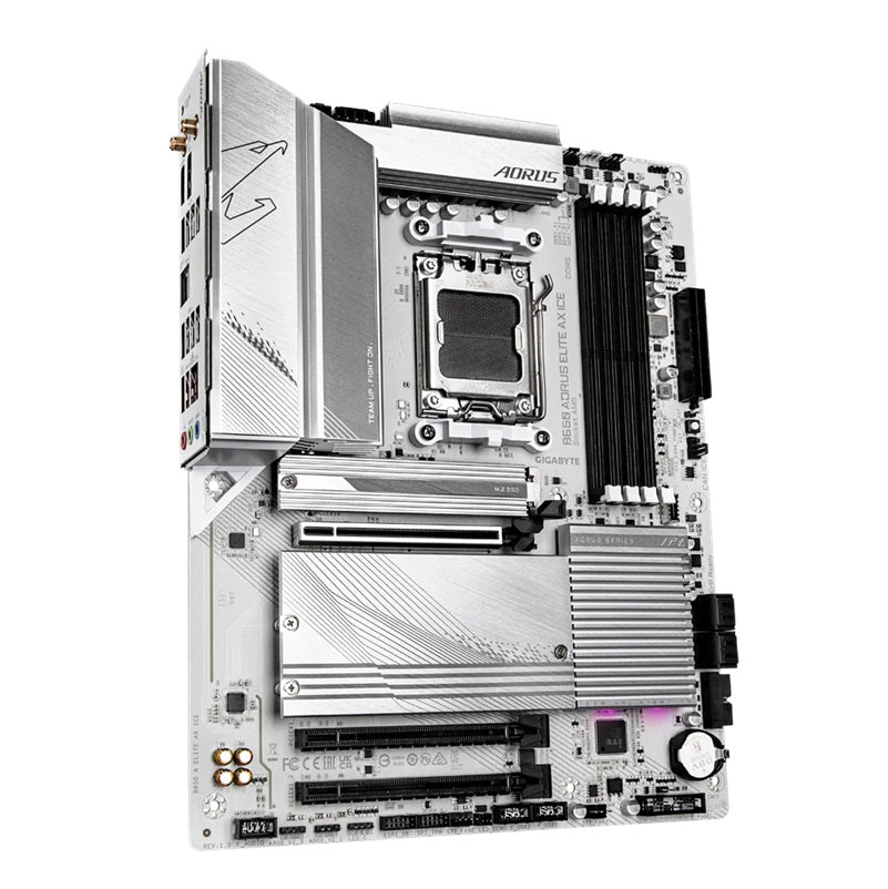 Gigabyte B650 AORUS ELITE AX ICE AMD B650 AM5 ATX Motherboard 4x DDR5~192GB,3x P image 2