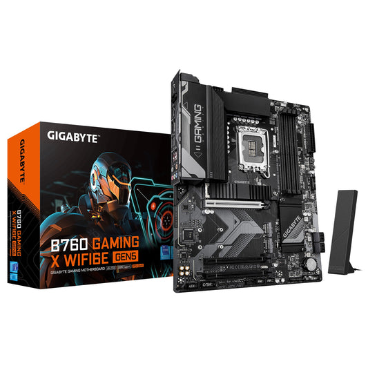 Gigabyte B760 GAMING X WIFI6E GEN5, Intel LGA 1700 ATX Motherboard, 4x DDR5 ~256 image 0