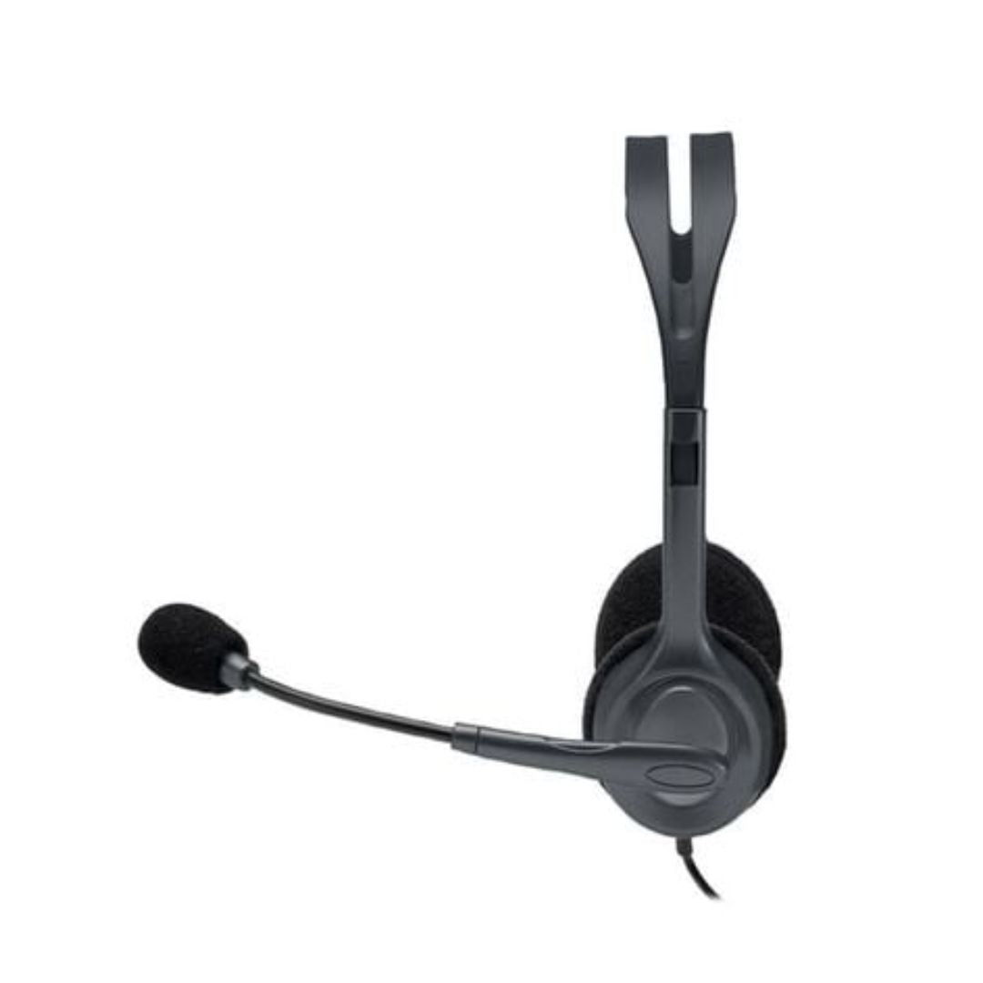 Logitech H111 Strereo Headset (Single 3.5mm Jack) Cable length: 7.71 ft (2.35 m) image 2