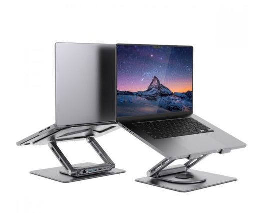 mbeat® Stage S12 Rotating Laptop Stand with USB-C Docking Station(NEW) image 0