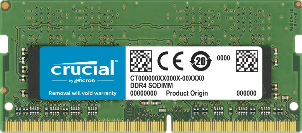 Crucial 32GB (1x32GB) DDR4 SODIMM 3200MHz CL22 1.2V Dual Ranked Laptop Laptop Me image 0