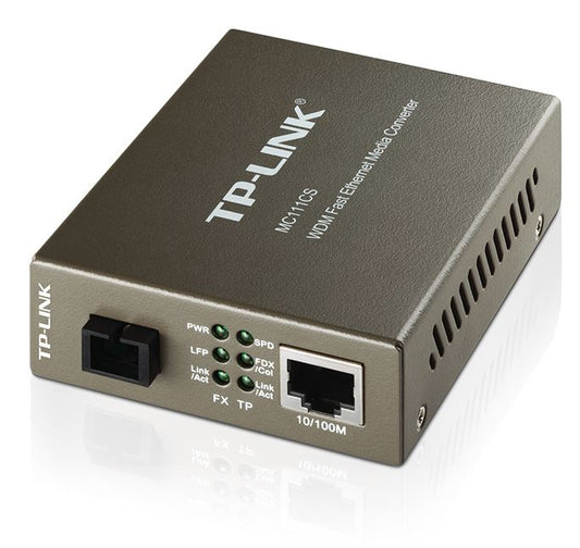TP-Link MC111CS 10/100Mbps SC WDM Media Converter Monomode Simplex 10/100Base-TX image 0