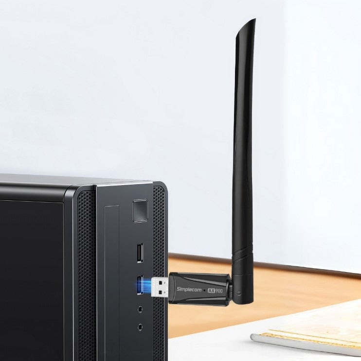 Simplecom NW831 Wi-Fi 6 and Bluetooth 5.3 Combo USB Adapter Dual Band AX900 image 3
