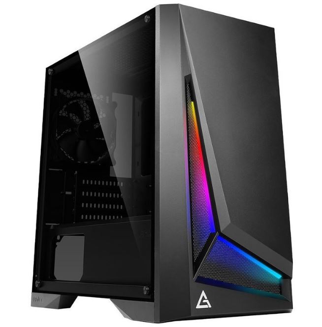 Antec DP301M mATX, ARGB Front LED, Tempered Glass, Up to 6x 120mm Fans, preinsta image 1