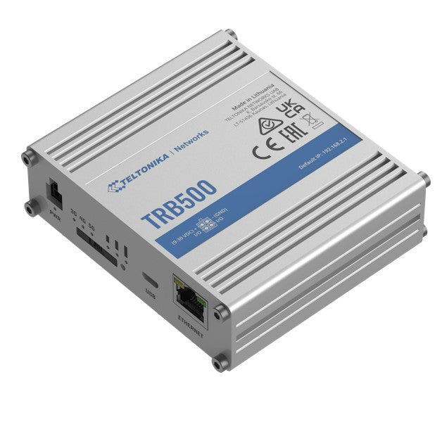 Teltonika Industrial 5G Gateway, Ultra-high cellular speeds of up to 1 Gbps, Bac image 0